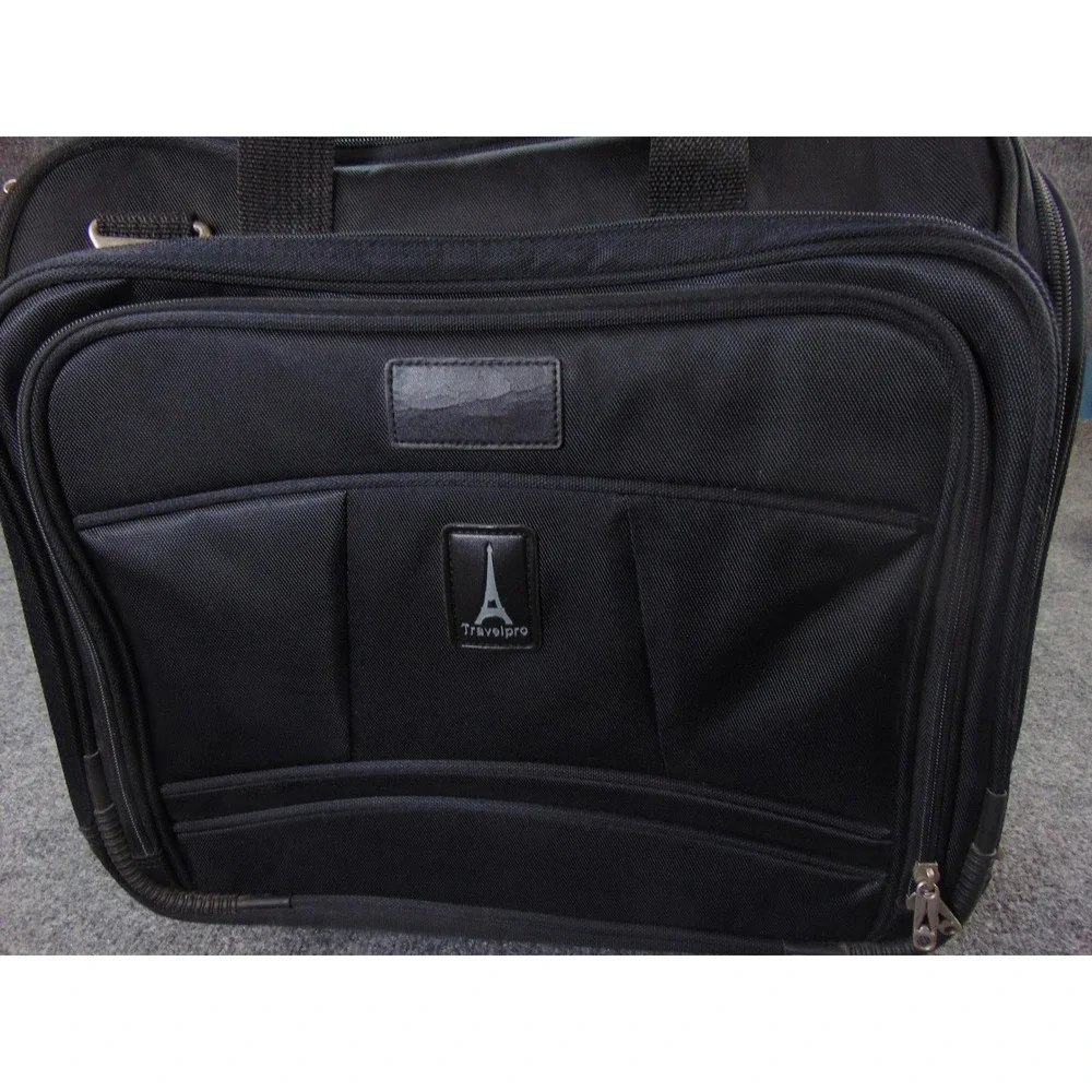 Travelpro Rolling Briefcase Mens Black Solid 807C73A01 Business Travel Carry On
